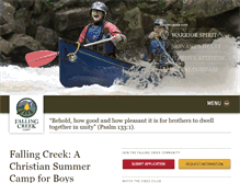 Tablet Screenshot of fallingcreek.com